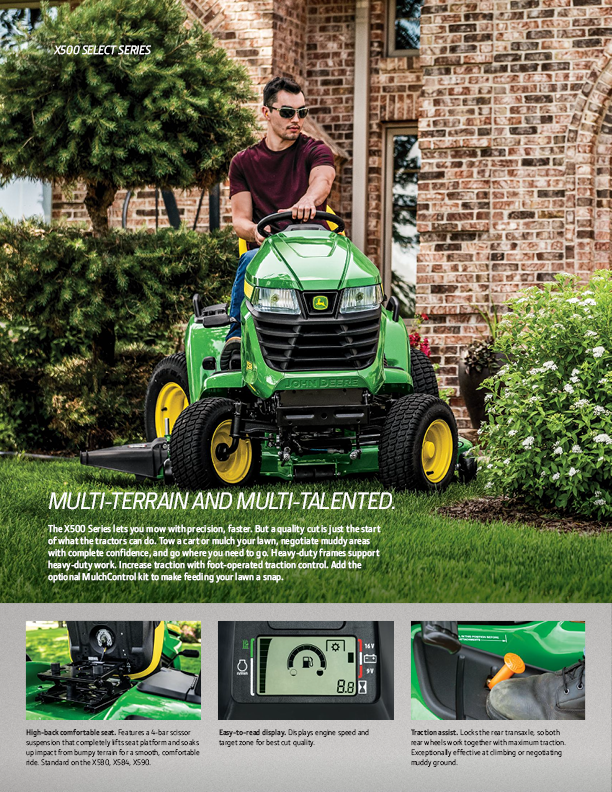100, 200, X300, X500, and X700 Series Snow Brochure