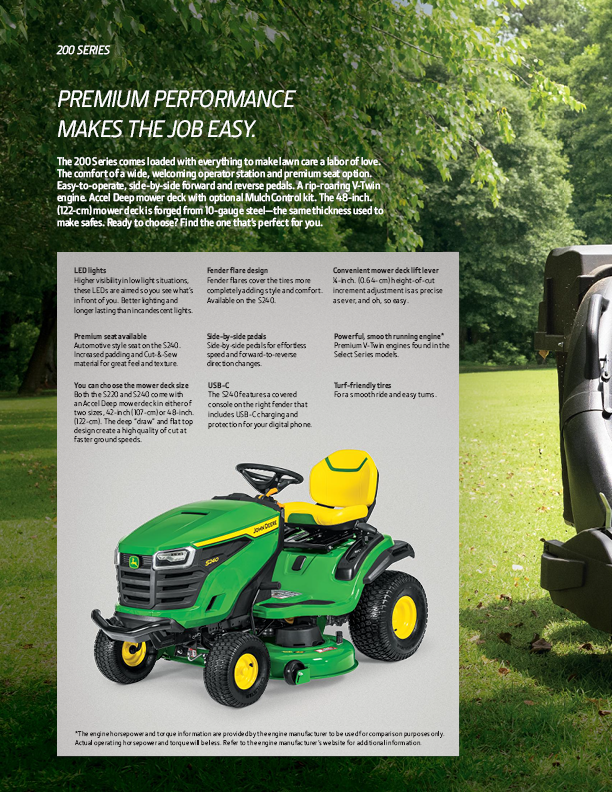 100, 200, X300, X500, and X700 Series Snow Brochure