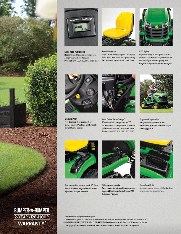 100, 200, X300, X500, and X700 Series Snow Brochure
